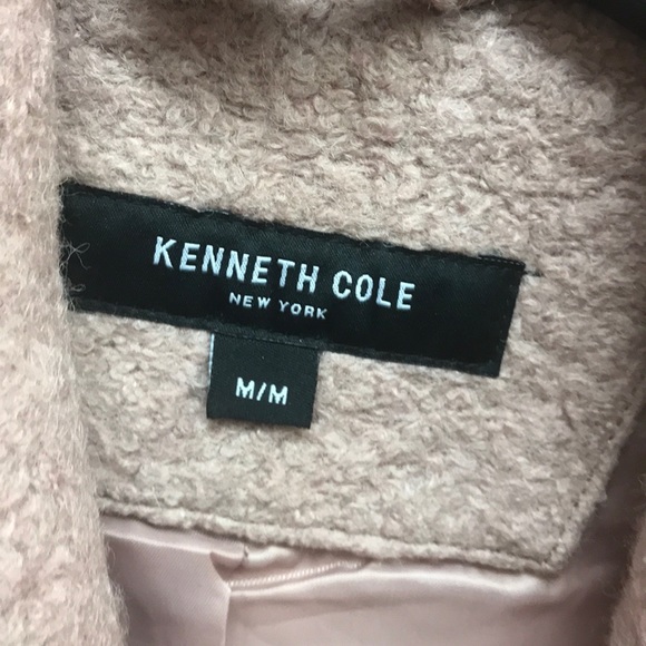 NWT,Kenneth Cole Wool Blend Bouclé Coat,blush - Picture 16 of 16
